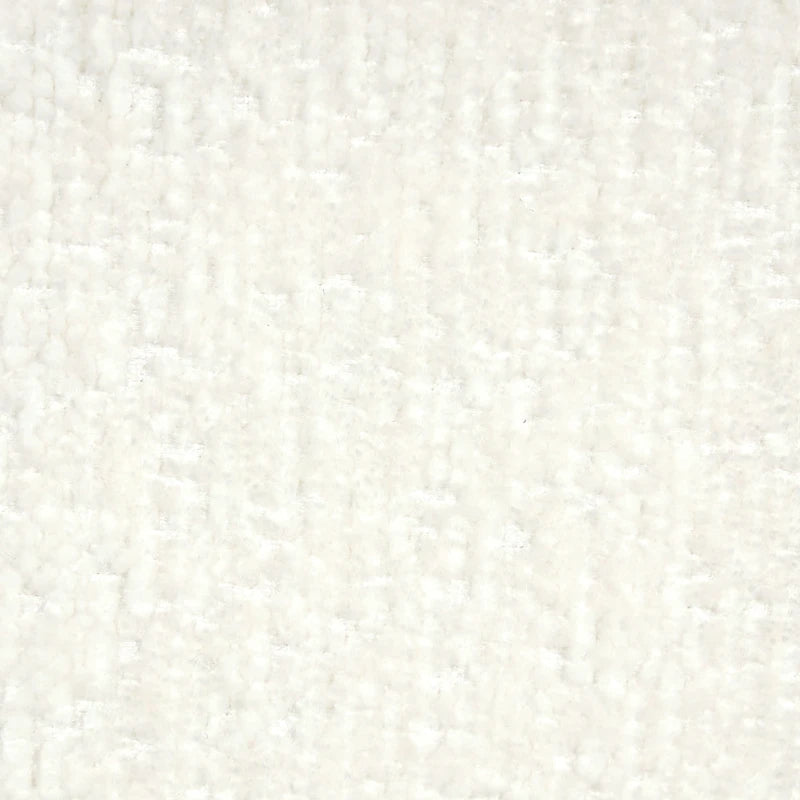 Canapé d'angle convertible 3 places en chenille blanc/bleu/orange de 120,5"