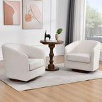 Modern 31  W Swivel Accent Chair Barrel Chair