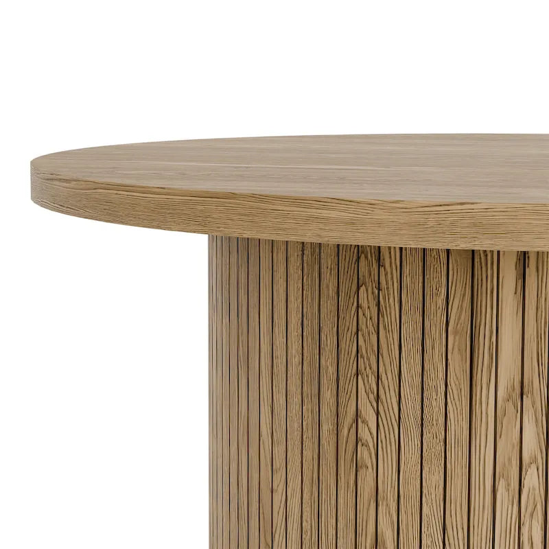 Table basse ronde avec porte tambour noire/marron et rangement caché – À l'unité ou par lot de 2