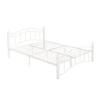 Cadre de lit en fer – Cuivre martelé / Noir mat / Blanc, Lit simple / Grand lit / Très grand lit, Pour 1 à 2 personnes