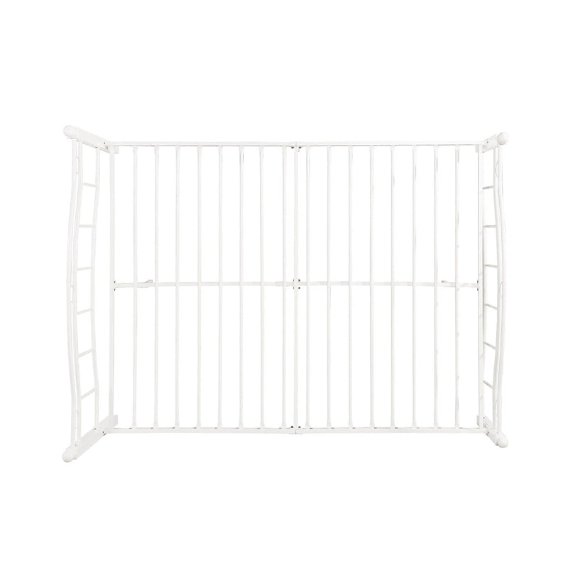 Cadre de lit en fer – Cuivre martelé / Noir mat / Blanc, Lit simple / Grand lit / Très grand lit, Pour 1 à 2 personnes