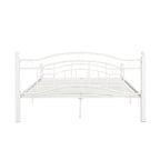 Cadre de lit en fer – Cuivre martelé / Noir mat / Blanc, Lit simple / Grand lit / Très grand lit, Pour 1 à 2 personnes