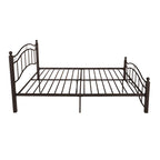 Cadre de lit en fer – Cuivre martelé / Noir mat / Blanc, Lit simple / Grand lit / Très grand lit, Pour 1 à 2 personnes