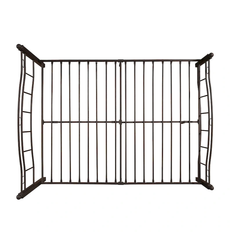Cadre de lit en fer – Cuivre martelé / Noir mat / Blanc, Lit simple / Grand lit / Très grand lit, Pour 1 à 2 personnes
