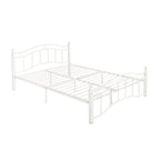 Cadre de lit en fer – Cuivre martelé / Noir mat / Blanc, Lit simple / Grand lit / Très grand lit, Pour 1 à 2 personnes