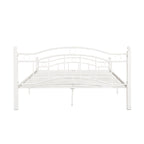 Cadre de lit en fer – Cuivre martelé / Noir mat / Blanc, Lit simple / Grand lit / Très grand lit, Pour 1 à 2 personnes