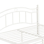 Cadre de lit en fer – Cuivre martelé / Noir mat / Blanc, Lit simple / Grand lit / Très grand lit, Pour 1 à 2 personnes