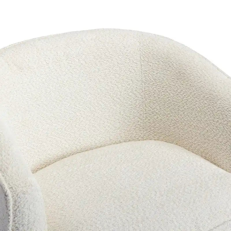 Fauteuil crapaud pivotant rond en velours marine/gris/beige/bleu/orange, une place