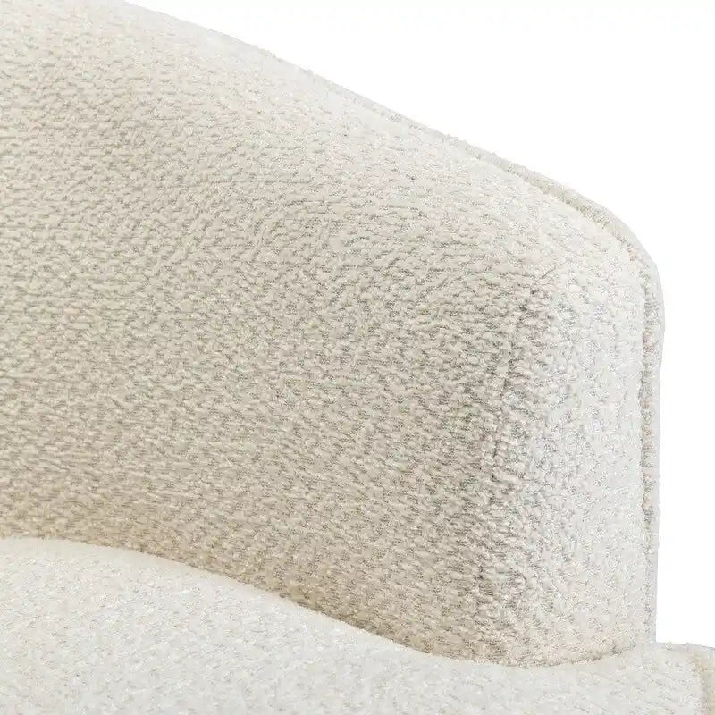 Fauteuil crapaud pivotant rond en velours marine/gris/beige/bleu/orange, une place