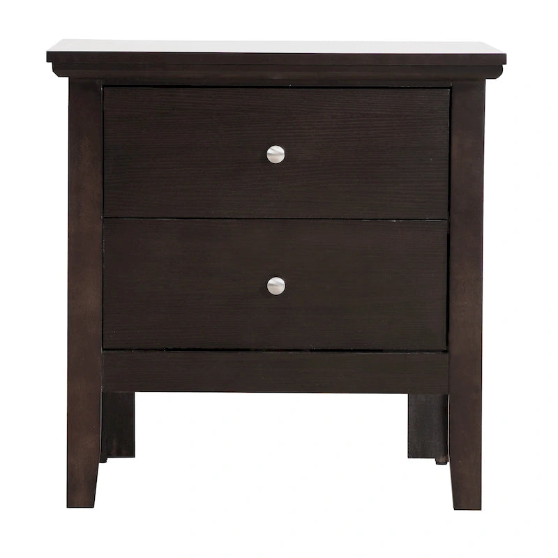 Table de chevet 2 tiroirs, plusieurs coloris, simple – 61 cm (H) x 61 cm (L) x 41 cm (P)