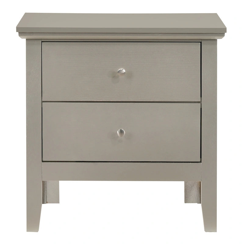 Table de chevet 2 tiroirs, plusieurs coloris, simple – 61 cm (H) x 61 cm (L) x 41 cm (P)