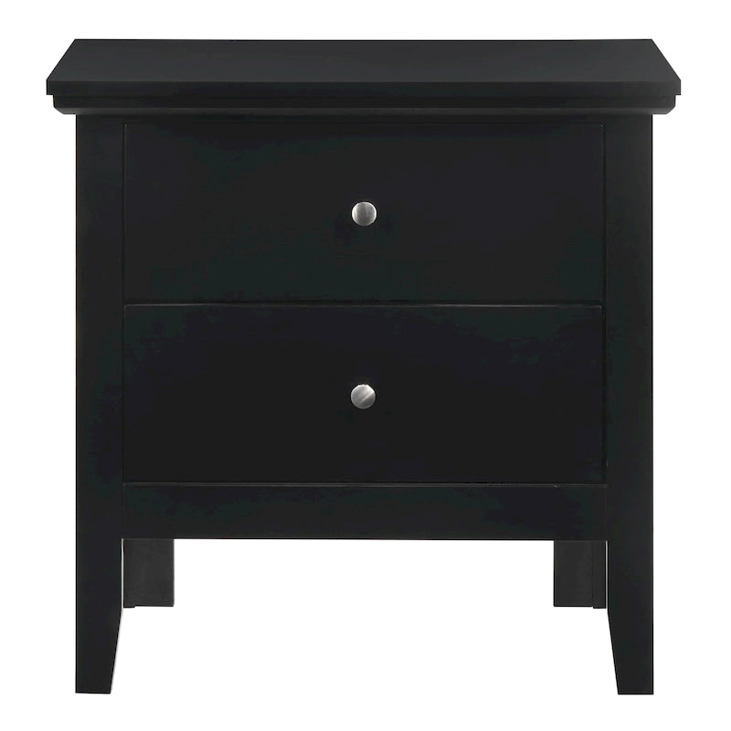 Table de chevet 2 tiroirs, plusieurs coloris, simple – 61 cm (H) x 61 cm (L) x 41 cm (P)