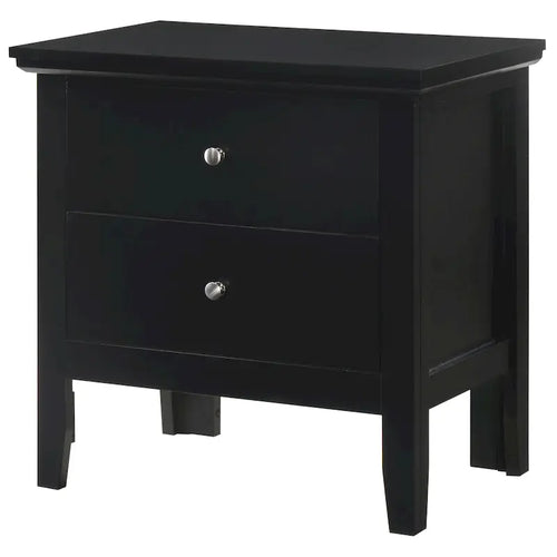 Table de chevet 2 tiroirs, plusieurs coloris, simple – 61 cm (H) x 61 cm (L) x 41 cm (P)