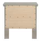 Table de chevet 2 tiroirs, plusieurs coloris, simple – 61 cm (H) x 61 cm (L) x 41 cm (P)