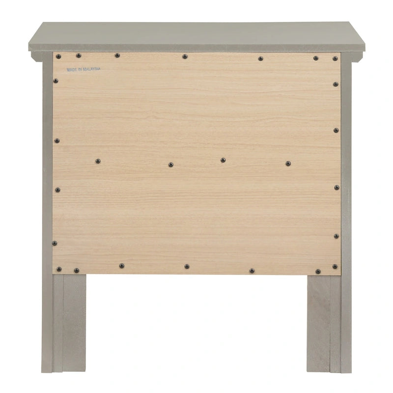 Table de chevet 2 tiroirs, plusieurs coloris, simple – 61 cm (H) x 61 cm (L) x 41 cm (P)