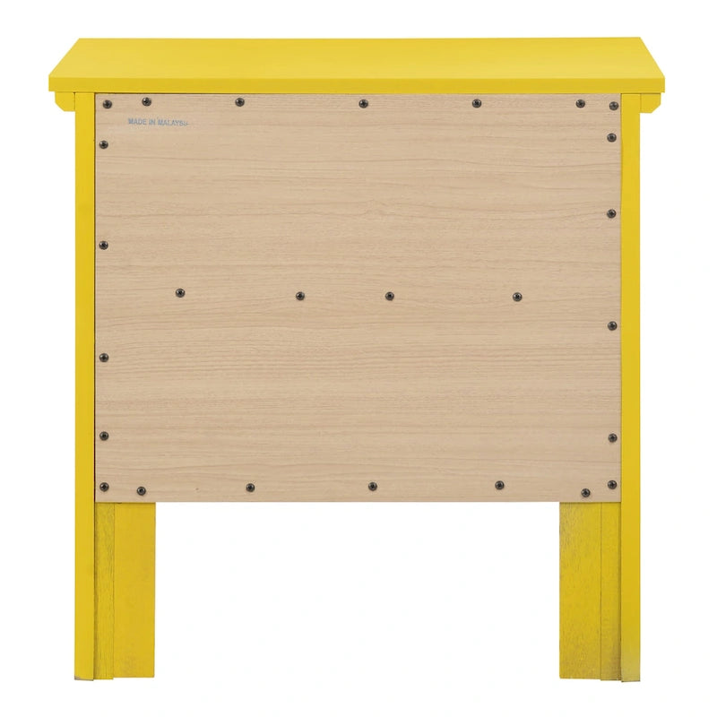 Table de chevet 2 tiroirs, plusieurs coloris, simple – 61 cm (H) x 61 cm (L) x 41 cm (P)