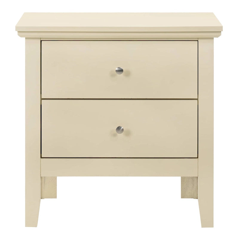 Table de chevet 2 tiroirs, plusieurs coloris, simple – 61 cm (H) x 61 cm (L) x 41 cm (P)