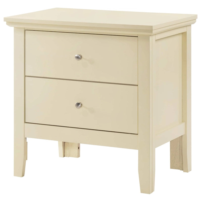 Table de chevet 2 tiroirs, plusieurs coloris, simple – 61 cm (H) x 61 cm (L) x 41 cm (P)