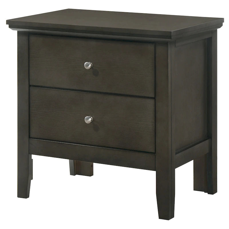 Table de chevet 2 tiroirs, plusieurs coloris, simple – 61 cm (H) x 61 cm (L) x 41 cm (P)