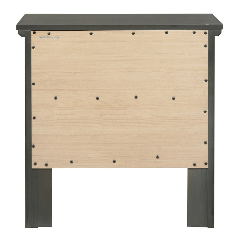 Table de chevet 2 tiroirs, plusieurs coloris, simple – 61 cm (H) x 61 cm (L) x 41 cm (P)