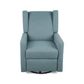 Fauteuil inclinable pivotant à dossier haut Dusty Blue / Anthracite / Rose poudré / Beige et Noir – Simple