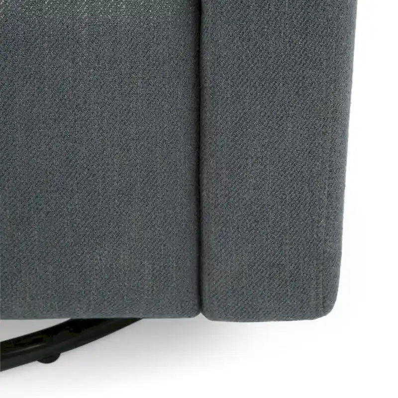 Fauteuil inclinable pivotant à dossier haut Dusty Blue / Anthracite / Rose poudré / Beige et Noir – Simple
