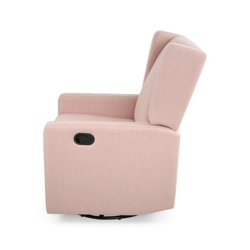 Fauteuil inclinable pivotant à dossier haut Dusty Blue / Anthracite / Rose poudré / Beige et Noir – Simple