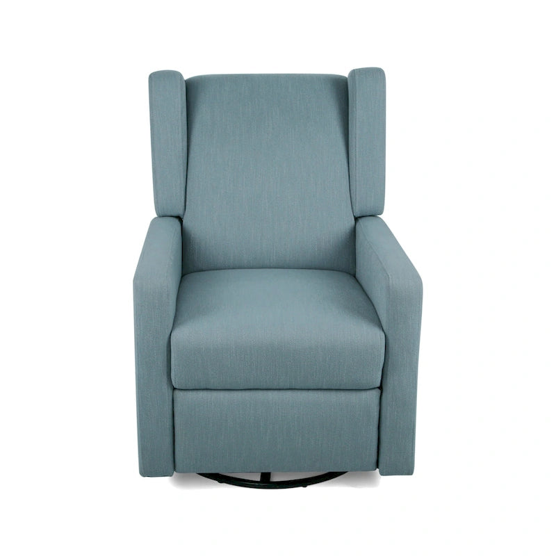 Fauteuil inclinable pivotant à dossier haut Dusty Blue / Anthracite / Rose poudré / Beige et Noir – Simple