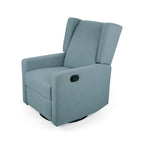 Fauteuil inclinable pivotant à dossier haut Dusty Blue / Anthracite / Rose poudré / Beige et Noir – Simple