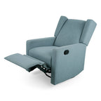 Fauteuil inclinable pivotant à dossier haut Dusty Blue / Anthracite / Rose poudré / Beige et Noir – Simple