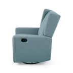 Fauteuil inclinable pivotant à dossier haut Dusty Blue / Anthracite / Rose poudré / Beige et Noir – Simple