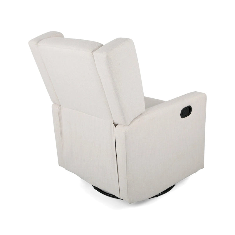 Fauteuil inclinable pivotant à dossier haut Dusty Blue / Anthracite / Rose poudré / Beige et Noir – Simple