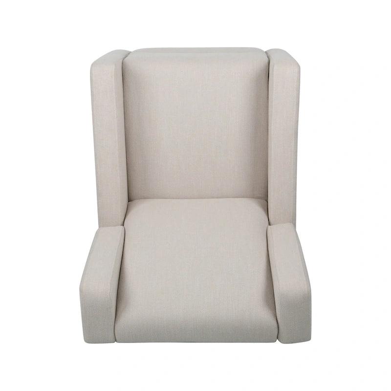 Fauteuil inclinable pivotant à dossier haut Dusty Blue / Anthracite / Rose poudré / Beige et Noir – Simple