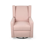 Fauteuil inclinable pivotant à dossier haut Dusty Blue / Anthracite / Rose poudré / Beige et Noir – Simple
