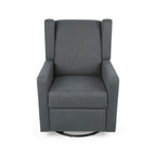 Fauteuil inclinable pivotant à dossier haut Dusty Blue / Anthracite / Rose poudré / Beige et Noir – Simple