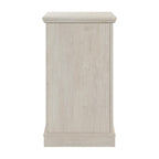 Table d'appoint de ferme avec rangement en chêne blanc lin – 1 personne