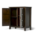 Meuble de rangement bas de transition, 2 portes, plusieurs coloris, 76 cm (L) x 35,5 cm (P) x 79 cm (H)