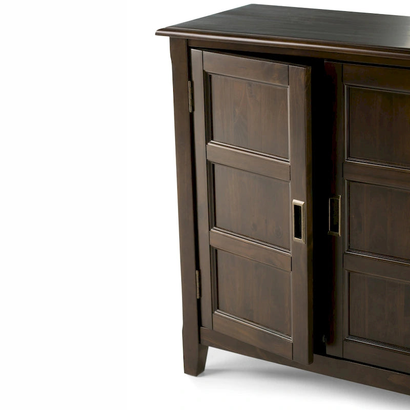 Meuble de rangement bas de transition, 2 portes, plusieurs coloris, 76 cm (L) x 35,5 cm (P) x 79 cm (H)