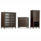 Meuble de rangement bas de transition, 2 portes, plusieurs coloris, 76 cm (L) x 35,5 cm (P) x 79 cm (H)