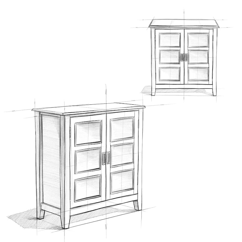 Meuble de rangement bas de transition, 2 portes, plusieurs coloris, 76 cm (L) x 35,5 cm (P) x 79 cm (H)