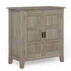 Meuble de rangement bas de transition, 2 portes, plusieurs coloris, 76 cm (L) x 35,5 cm (P) x 79 cm (H)