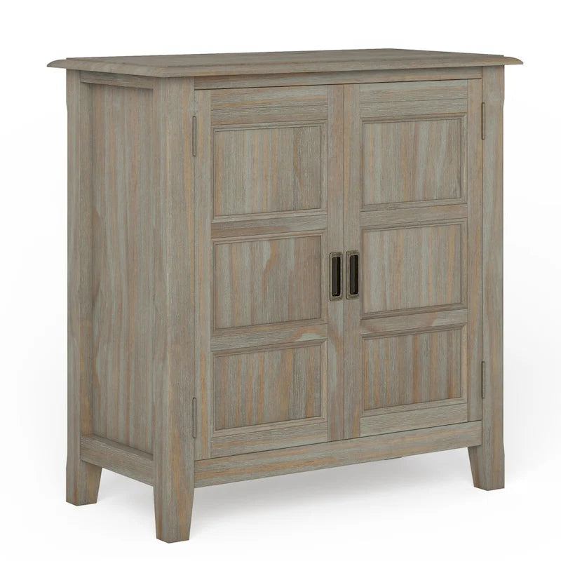Meuble de rangement bas de transition, 2 portes, plusieurs coloris, 76 cm (L) x 35,5 cm (P) x 79 cm (H)