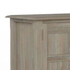 Meuble de rangement bas de transition, 2 portes, plusieurs coloris, 76 cm (L) x 35,5 cm (P) x 79 cm (H)