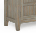 Meuble de rangement bas de transition, 2 portes, plusieurs coloris, 76 cm (L) x 35,5 cm (P) x 79 cm (H)