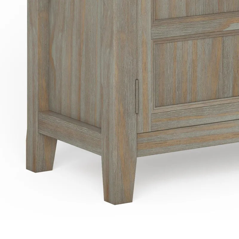 Meuble de rangement bas de transition, 2 portes, plusieurs coloris, 76 cm (L) x 35,5 cm (P) x 79 cm (H)