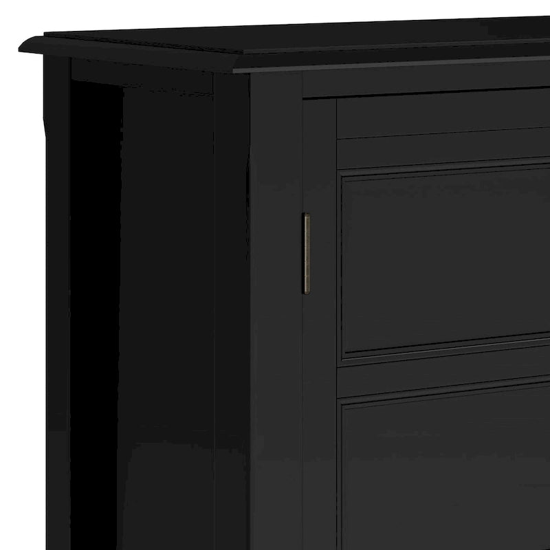 Meuble de rangement bas de transition, 2 portes, plusieurs coloris, 76 cm (L) x 35,5 cm (P) x 79 cm (H)