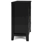 Meuble de rangement bas de transition, 2 portes, plusieurs coloris, 76 cm (L) x 35,5 cm (P) x 79 cm (H)