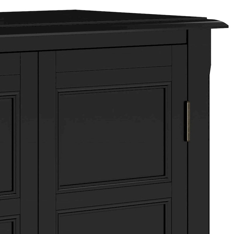 Meuble de rangement bas de transition, 2 portes, plusieurs coloris, 76 cm (L) x 35,5 cm (P) x 79 cm (H)