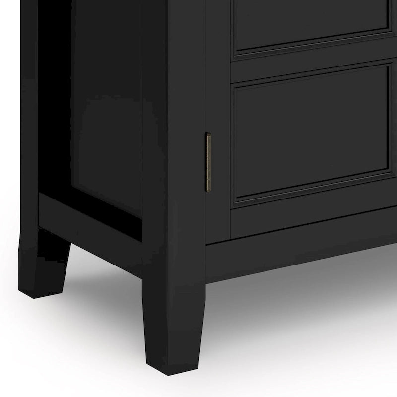 Meuble de rangement bas de transition, 2 portes, plusieurs coloris, 76 cm (L) x 35,5 cm (P) x 79 cm (H)
