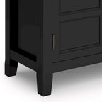 Meuble de rangement bas de transition, 2 portes, plusieurs coloris, 76 cm (L) x 35,5 cm (P) x 79 cm (H)